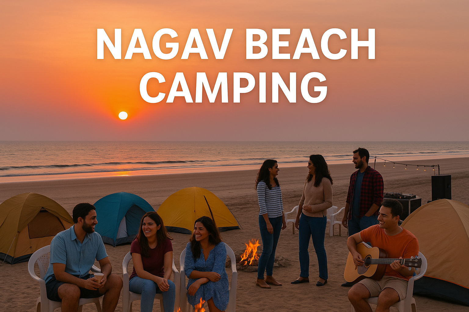 nagav beach camping