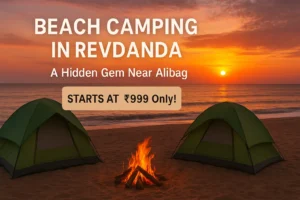 beach camping in alibag
