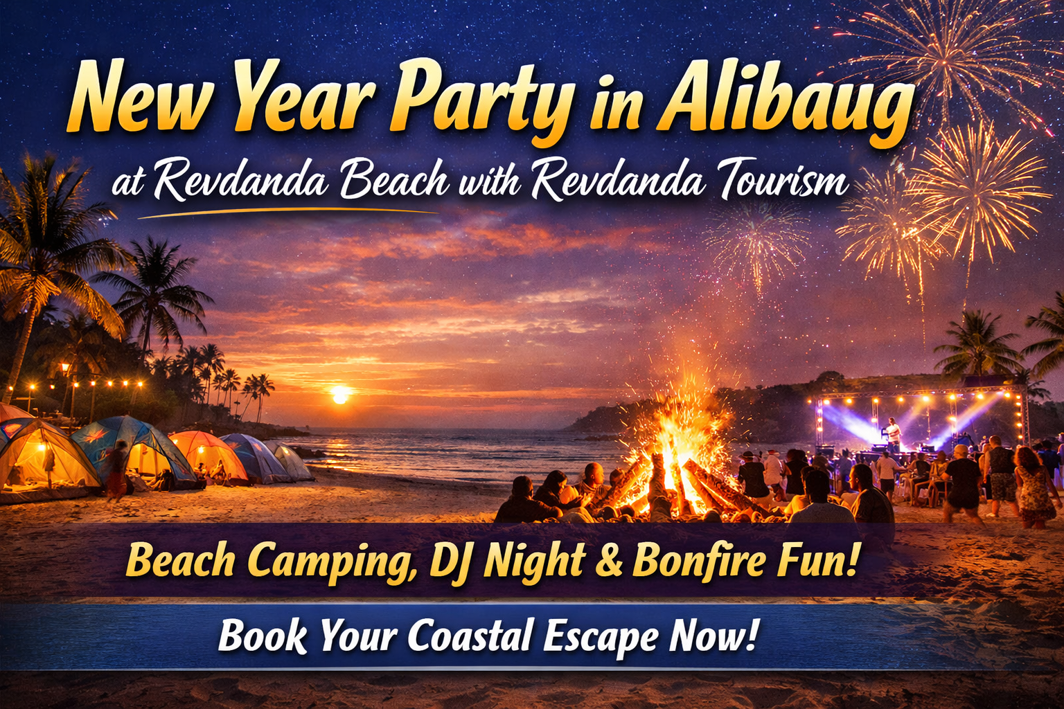 New Year party in alibaug