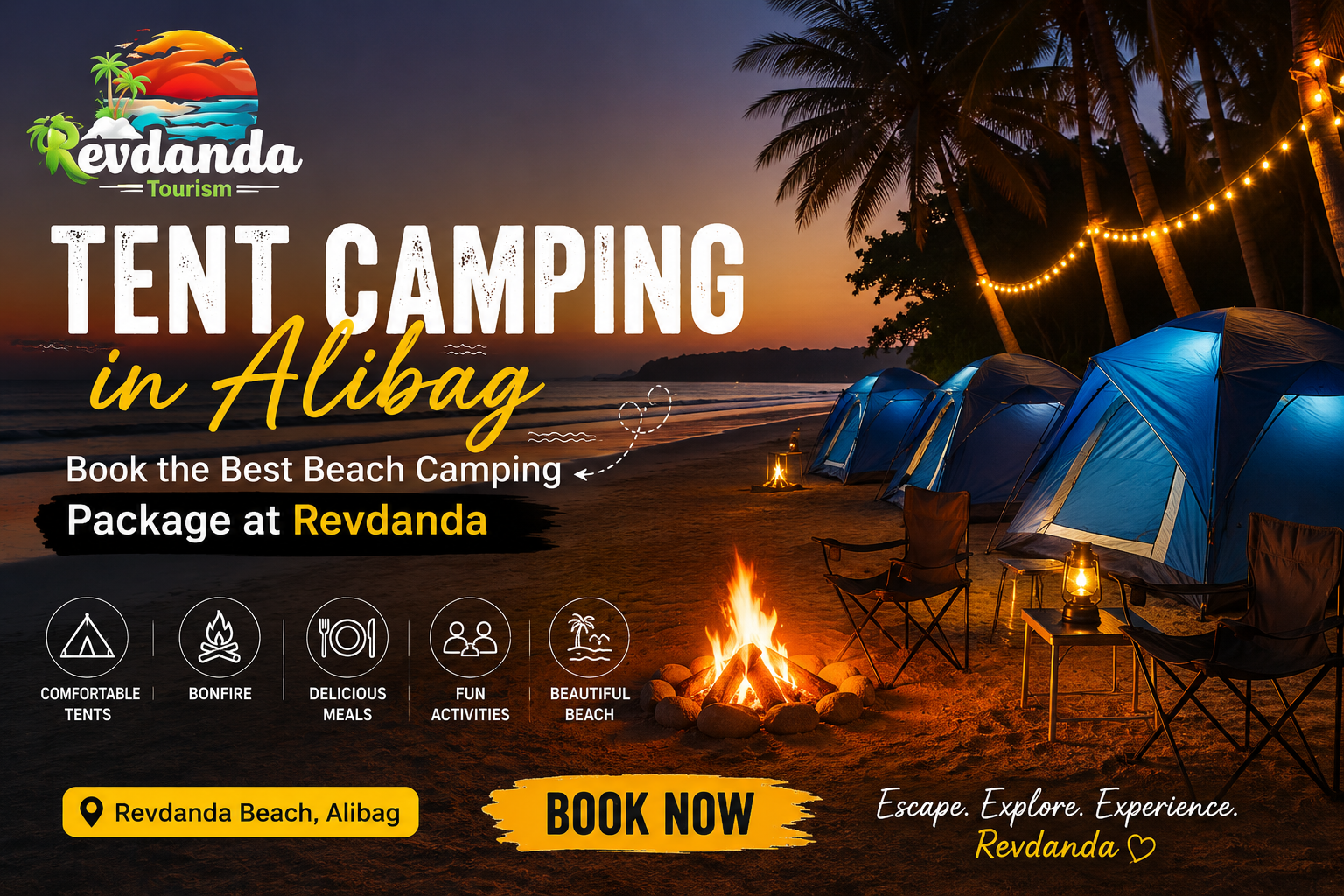 tent camping in alibag