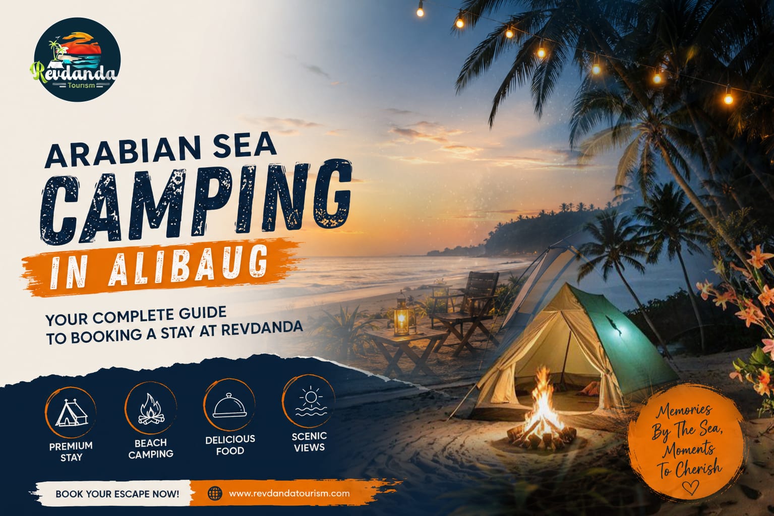Arabian Sea Camping in Alibag: Book Your Revdanda Stay