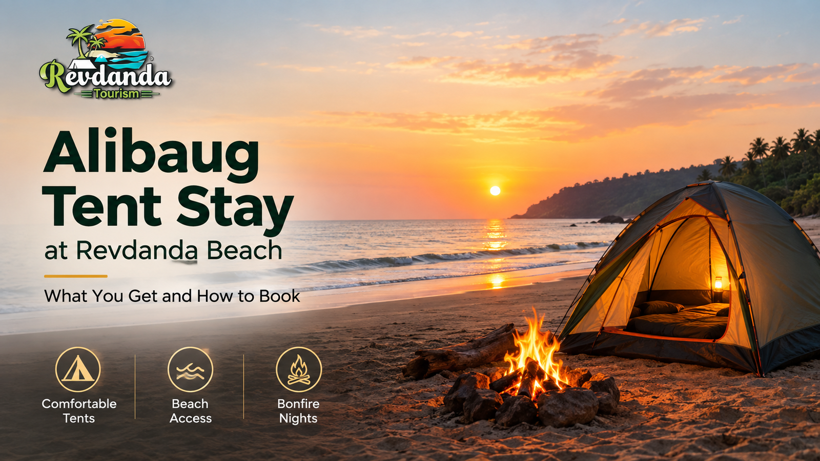 Alibaug Tent Stay at Revdanda Beach